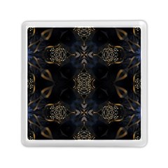 Blue And Gold Memory Card Reader (square) by Dazzleway