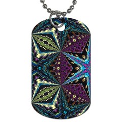 Ornate Star Dog Tag (two Sides) by Dazzleway