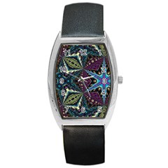 Ornate Star Barrel Style Metal Watch by Dazzleway