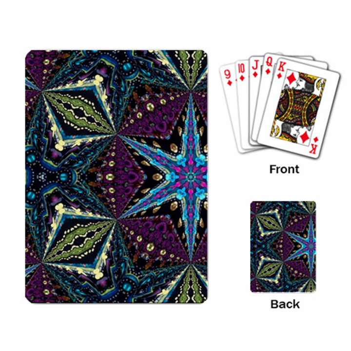 Ornate star Playing Cards Single Design (Rectangle)