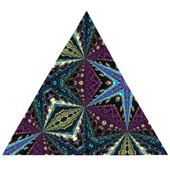 Ornate Star Wooden Puzzle Triangle by Dazzleway