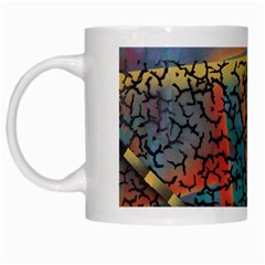 Crackle White Mugs by WILLBIRDWELL