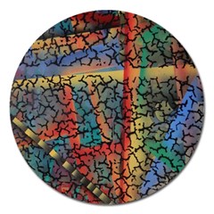 Crackle Magnet 5  (round) by WILLBIRDWELL