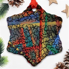 Crackle Ornament (snowflake)