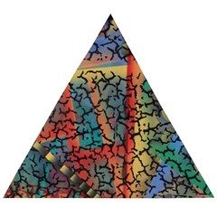 Crackle Wooden Puzzle Triangle by WILLBIRDWELL