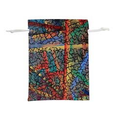 Crackle Lightweight Drawstring Pouch (l) by WILLBIRDWELL