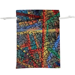 Crackle  Lightweight Drawstring Pouch (xl) by WILLBIRDWELL