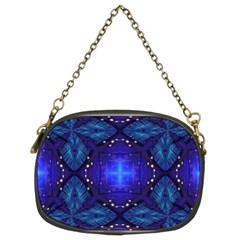 Blue Ornate Chain Purse (two Sides) by Dazzleway