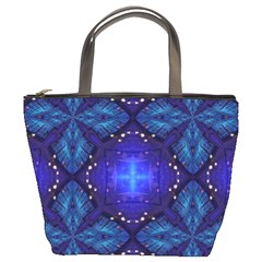 Blue Ornate Bucket Bag by Dazzleway