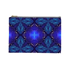 Blue Ornate Cosmetic Bag (large) by Dazzleway