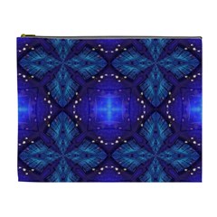 Blue Ornate Cosmetic Bag (xl) by Dazzleway