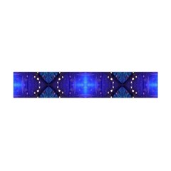 Blue Ornate Flano Scarf (mini) by Dazzleway