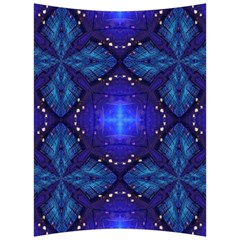 Blue Ornate Back Support Cushion by Dazzleway