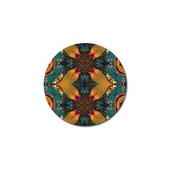 Teal And Orange Golf Ball Marker (10 Pack) by Dazzleway