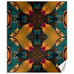 Teal And Orange Canvas 8  X 10  by Dazzleway