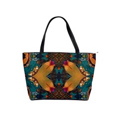 Teal And Orange Classic Shoulder Handbag by Dazzleway