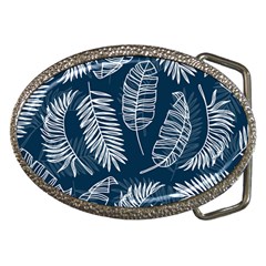 Blue Leaves Belt Buckles by goljakoff