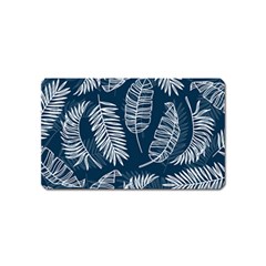 Blue Leaves Magnet (name Card) by goljakoff