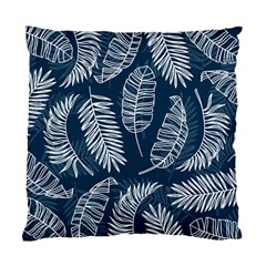 Blue Leaves Standard Cushion Case (one Side) by goljakoff