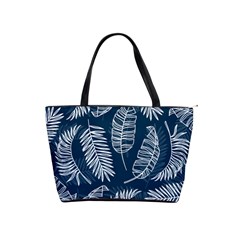 Blue Leaves Classic Shoulder Handbag by goljakoff