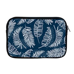 Blue Leaves Apple Macbook Pro 17  Zipper Case by goljakoff