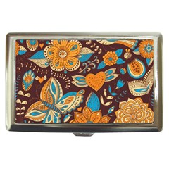 Butterfly And Flowers Cigarette Money Case by goljakoff