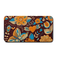 Butterfly And Flowers Medium Bar Mats by goljakoff