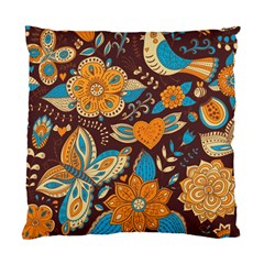 Butterfly And Flowers Standard Cushion Case (one Side) by goljakoff