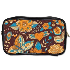 Butterfly And Flowers Toiletries Bag (one Side) by goljakoff