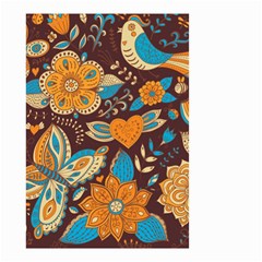 Butterfly And Flowers Small Garden Flag (two Sides) by goljakoff