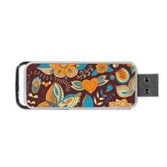 Butterfly And Flowers Portable Usb Flash (two Sides) by goljakoff