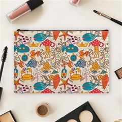 Sea Creatures Cosmetic Bag (large) by goljakoff