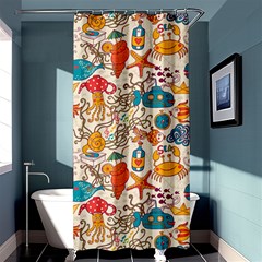 Sea Creatures Shower Curtain 36  X 72  (stall)  by goljakoff