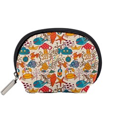 Sea Creatures Accessory Pouch (small) by goljakoff