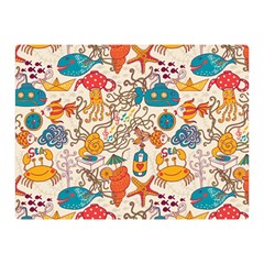 Sea Creatures Double Sided Flano Blanket (mini)  by goljakoff