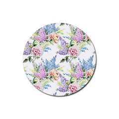 Flowers Rubber Coaster (round)  by goljakoff