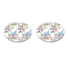 Flowers Cufflinks (oval) by goljakoff