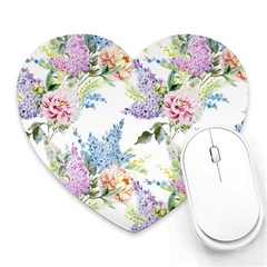 Flowers Heart Mousepads by goljakoff