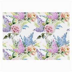 Flowers Large Glasses Cloth (2 Sides) by goljakoff