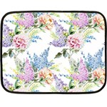 Flowers Fleece Blanket (Mini) 35 x27  Blanket