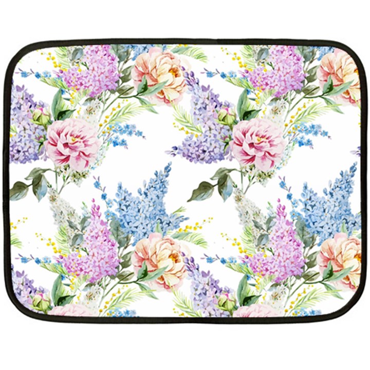 Flowers Fleece Blanket (Mini)