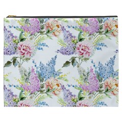 Flowers Cosmetic Bag (xxxl) by goljakoff