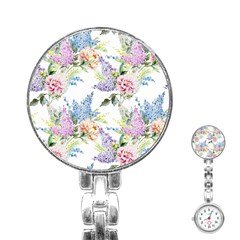 Flowers Stainless Steel Nurses Watch by goljakoff