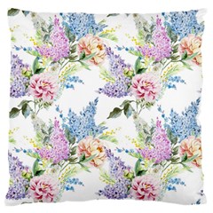 Flowers Large Flano Cushion Case (two Sides) by goljakoff