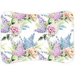 Flowers Velour Seat Head Rest Cushion by goljakoff