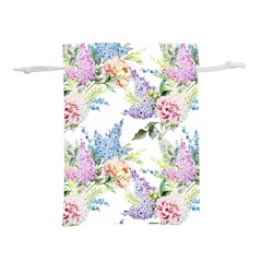 Flowers Lightweight Drawstring Pouch (l) by goljakoff