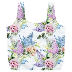 Flowers Full Print Recycle Bag (xxxl) by goljakoff