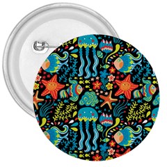 Sea Animals 3  Buttons by goljakoff