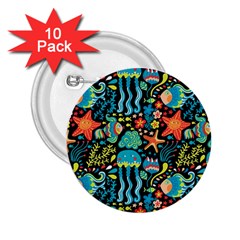 Sea Animals 2 25  Buttons (10 Pack)  by goljakoff