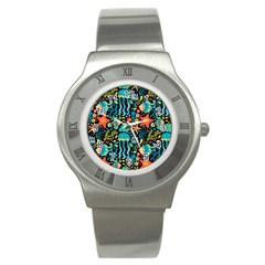 Sea Animals Stainless Steel Watch by goljakoff